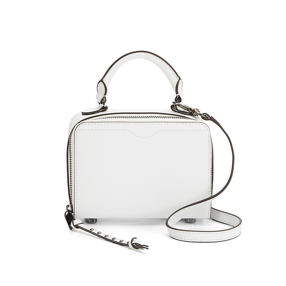 Rebecca Minkoff Box Crossbody in Optic White